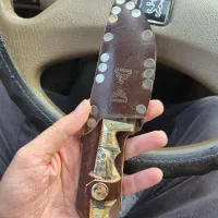 چاقو ترکمنی ۲۲ سانتی کلکسیونی|کوهنوردی و کمپینگ|گنبد کاووس, |دیوار