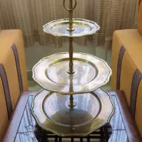 شیرینیخوری ۳طبقه برنجی هندی