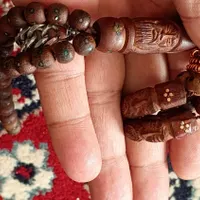 تسبی طرح درویش چوب عناب دستساز|کلکسیون اشیاء عتیقه|محمدیه-قزوین, |دیوار