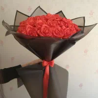 دسته گل چراغدار روبانی باکس و..|گل مصنوعی|اردبیل, |دیوار