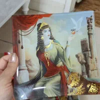 سرویس پذیرایی اوپال قدیمی طرح بانو و گل|ظروف سرو و پذیرایی|اهواز, نبوت|دیوار