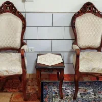 مبل ۹ نفره سلطنتی چوب راش|مبلمان خانگی و میز عسلی|قم, چهل درخت|دیوار