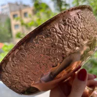 ظروف مسی کار دست اصل کرمان مفت