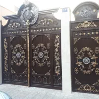 نقاشی ساختمان درب و پنجره و نما داخلی