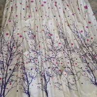 پرده ساتن