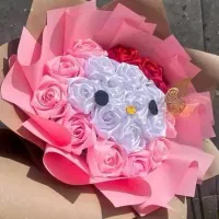 دسته گل عروسکی