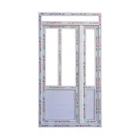 درب و پنجره دوجداره pvc طرح u پیش ساخته