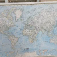 نقشه  جهان بزرگ در ابعاد 120×170