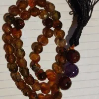 تسبیه سنگ تراش عقیق هشت ضلعی|کلکسیون اشیاء عتیقه|چناران, |دیوار