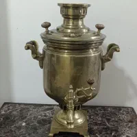 سماور زغالی روسیه مهر دار عتیقه