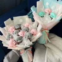 دسته گل عروسکی، باکس ولنتاین، خرس ولنتاین