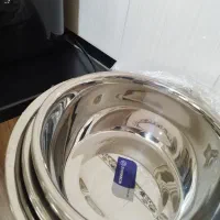 آبکش و لگن استیل