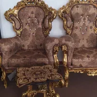 مبل سلطنتی 9نفره|مبلمان خانگی و میز عسلی|اهر, |دیوار