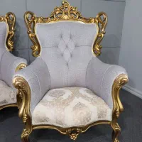 مبلمان سلطنتی ۹نفره استیل کلاسیک نو|مبلمان خانگی و میز عسلی|شاندیز, |دیوار