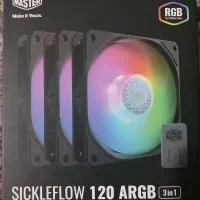 فن کیس argb کولرمستر آکبند۳عدد