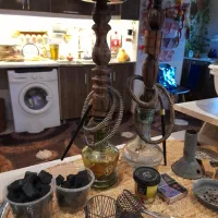 قلیان چوب گردو سایز بزرگ|کلکسیون و سرگرمی|قائمشهر, |دیوار