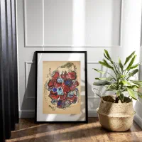 تابلو نقاشی گل مدرن اورجینال 40×30|تابلو، نقاشی، عکس|تهران, کرمان|دیوار