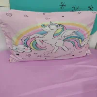 فروش فوری سرویس اتاق کودک یونیکورن+فرش السا و آنا|تخت و سرویس خواب|بابل, |دیوار