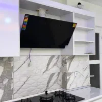 کابینت همراه با هود روکار و سینک و گاز ۵شعله|بوفه، ویترین، کنسول|رشت, نظری|دیوار