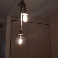 چراغ آویز تنابی شامپاینی