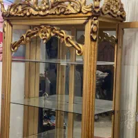 بوفه چوپ راش ورق طلا