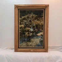 تعدادی تابلو فرش دستباف و تابلو نقاشی