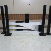 سینما خانواده درحد نو با میز تلویزیون درحد نو|سیستم صوتی خانگی|بومهن, |دیوار