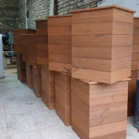 گلدان چوبی فلاورباکس