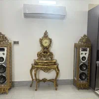 یک جفت اسپیکرهمراه باپایه برنز