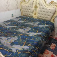 تخت خواب دو نفره تاج دار