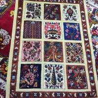 فرش دست بافت نقشه خشتی