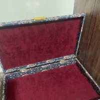 جعبه پارچه ترمه طرح مخمل بزرگ مناسب هدیه|صنایع دستی و سایر لوازم تزئینی|تهران, شمس‌آباد|دیوار