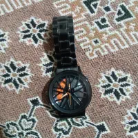 ساعت مچی طرح رینگ مشکی