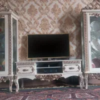 فروش دوعدد بوفه میزتلوزیون وساعت ایستاده ۴ تیکه