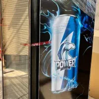 یخچال ایستاده ویترینی عرض 70 مشکی و سفید|فروشگاه و مغازه|یزد, |دیوار