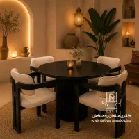 میز ناهار خوری با چوب راش