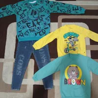 لباس آستین بلند پسرانه 50 تومن نو