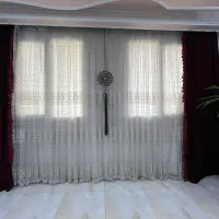 پرده با کتیبه مخمل