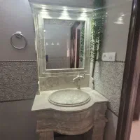 روشویی سنگی باآیینه