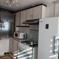 کابینت درب ام دی اف بدنه فلزی همراه اجاق گاز فردار