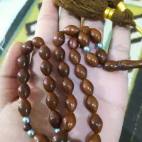 تسبیح.  کشکول 33 دانه مصری تراش هیلی