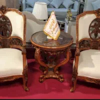 مبلمان کلاسیک سلطنتی ترکیبی مدل 2024|مبلمان خانگی و میز عسلی|تهران, یافت آباد جنوبی|دیوار