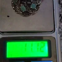گردنبند نقره با نگین اصل
