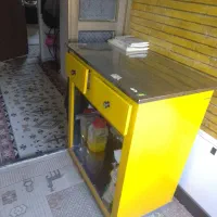 میز دکوری شیک دوجداره داخل استیل