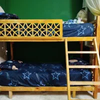 تخت دو طبقه تمام چوب|تخت و سرویس خواب|مشهد, فرهنگیان (شهرک غرب)|دیوار