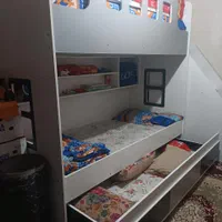تخت دو طبقه با تخت مهمان|تخت و سرویس خواب|اصفهان, شهرک امام زمان|دیوار