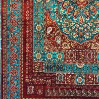فرش ماشینی  ابریشمی نقشه قجری|فرش|تهران, امین حضور|دیوار