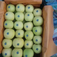 سیب زرد و قرمز