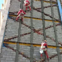 سیمان کاری پیچ رولپلاک نما طناب بندباز راپل