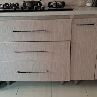 فروش فوری کابینت ام دی اف به همراه هود،گرگان|جاکفشی، کمد، دراور|گرگان, |دیوار